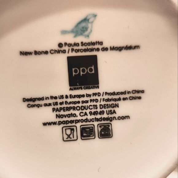 Paula Scaletta paperproduce design bone china mug with Bird with nest print - Picture 8 of 10